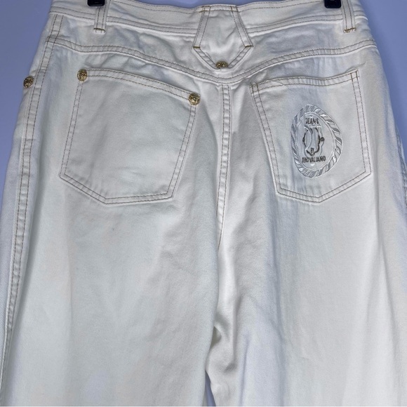 dino Valiano Off White Vintage Mom Jeans Size 42 - Picture 4 of 9